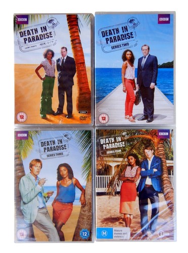 Death In Paradise DVD New Season 1-4 - 32 Eps, Region 2 & 4 - BBC Comedy Drama - Picture 1 of 12