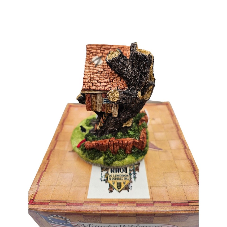 John Hine Tree House Figurine in Box AC037 EUC Maurice Wideman eBay