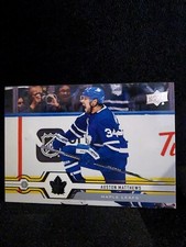 2019-20 UD Series 1 Base #1 Auston Matthews - Toronto Maple Leafs