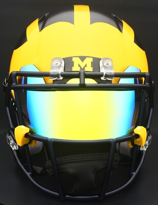 authentic michigan football helmet 2023 NATIONAL CHAMPIONS MICHIGAN WOLVERINES Riddell AUTHENTIC Football  Helmet