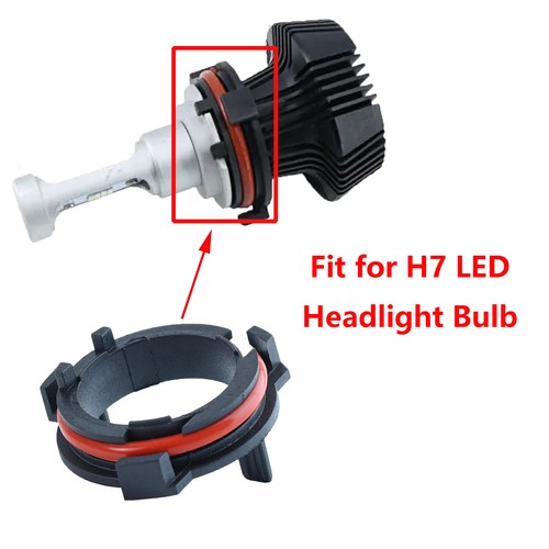For BMW E39 E60 E61 F10 F11 H7 LED Headlight Bulb Adapter Retainer Base Holder - Picture 4 of 6