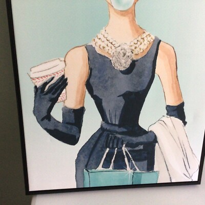 Painting of Audrey Hepburn in Breakfast Tiffany's by Oliver Gal | eBay