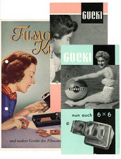 Prospekt ASPECTA GUCKI von 1956 / FILMOSTO KIEKER Brosch&uuml;re Diabetrachter (Y796