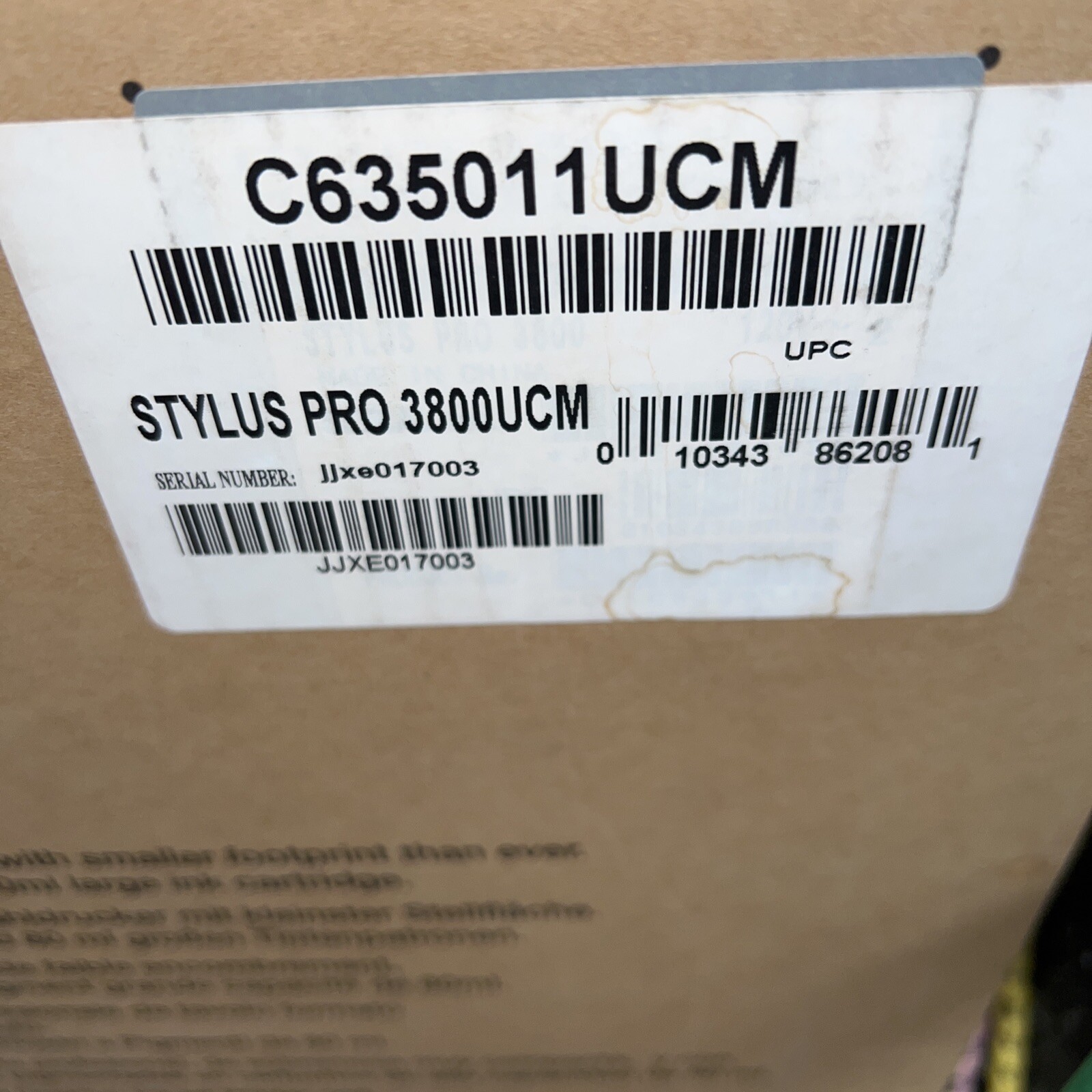 Epson Stylus Pro 3800 Standard Inkjet Printer For Sale Online EBay epson-stylus-pro-3800-standard-inkjet-printer-for-sale-online-ebay