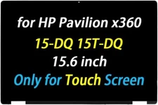 15.6" for HP Pavilion x360 15-DQ 15-DQ0XXX FHD LED LCD Touch Screen Assembly