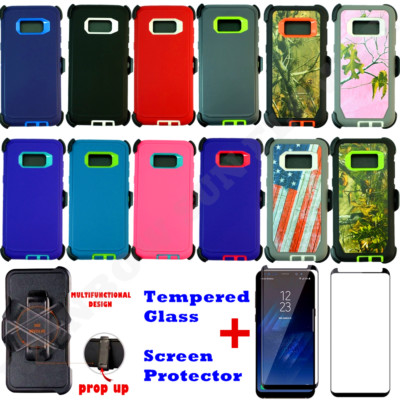 For Samsung Galaxy S8 / S8+Plus Defender Case w/ Screen & Clip Fits Otterbox 