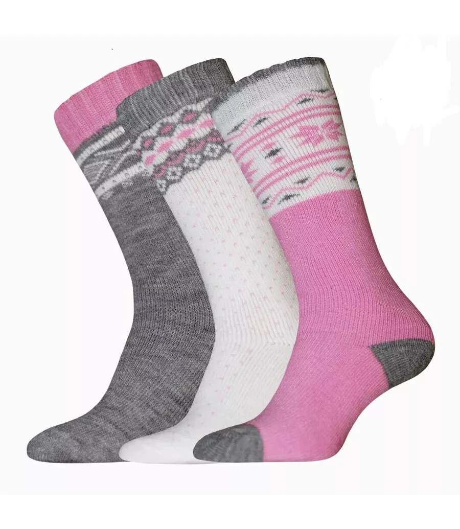 6/12 X Boot Socks Women Essential Ladies Socks All Seasons Womens Socks Size 4-8