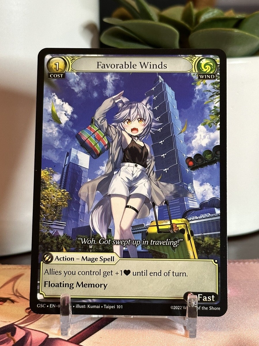 Grand Archive TCG Favorable Winds GSC EN-001 Silvie Promo Grand Archive TCG Favorable Winds GSC EN-001 Silvie Promo