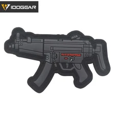 IDOGEAR Tatical Patch Morale Patch GUN PVC Patch Military Hunting Accessories 