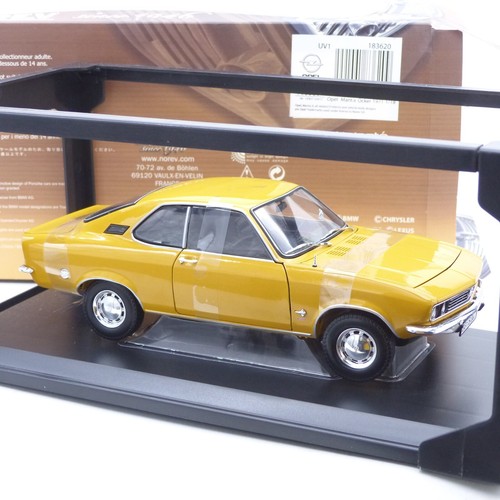 Norev 1:18 183620 Opel Manta A 1971 ockergelb in OVP EX5723 - Bild 6 von 7