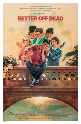 Better Off Dead (1985) Movie Poster 24 x 36 Looks AWESOME!!!