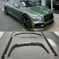 Carbon Fiber Sideskirts Front Lip Rear Diffuser Wing For Bentley Flying Spur Carbon Fiber Sideskirts Front Lip Rear Diffuser Wing For Bentley Flying Spur