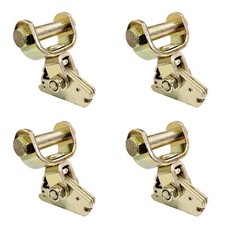 4 Pack E-track Idler Swivel Tie-down Anchor For E-track Rail Truck Van 1666 Wll 4 Pack E-track Idler Swivel Tie-down Anchor For E-track Rail Truck Van 1666 Wll