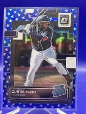 2022 Donruss Optic Rated Rookies Base Spirit of '76 #49 Curtis Terry #d  /76