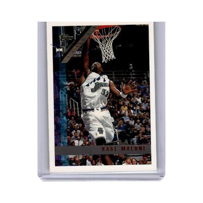 Karl Malone 1997 Topps #166 Utah Jazz Basketball Card NM | eBay