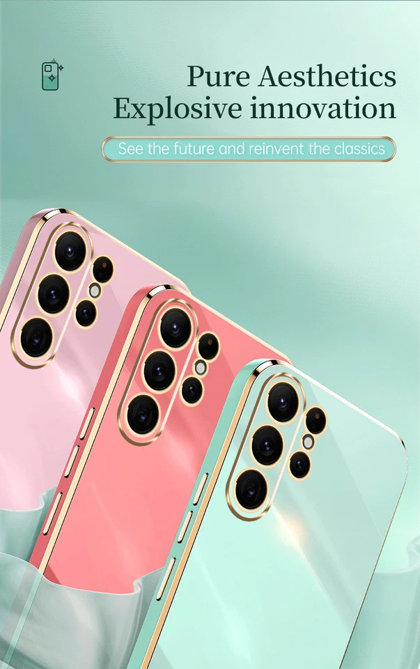 Glossy Kickstand Phone Case + Tempered Glass For Samsung Galaxy S24 Plus Note20 - Image 3 of 4