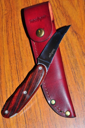 Kershaw Messer Tom Veff designed Kaper mit Cocobolo Holzgriff - #2300 Japan - Bild 9 von 12