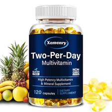 Two-Per-Day- Essential Vitamins, Minerals& Nutrients, Immune Health, Bone Health