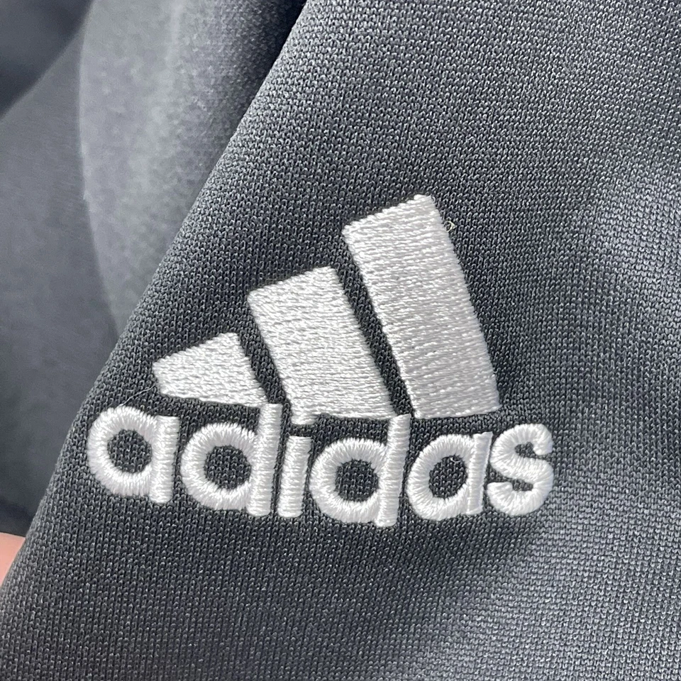 ADIDAS Sudadera con Capucha Juvenil PEQUEÑA Negra Pullover Capucha Top Camisa Foto 4 de 4