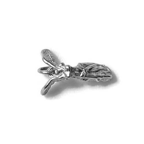 Colgante con dije de diosa Nike (Diosa Nike) plata de ley .925. - Imagen 4 de 6