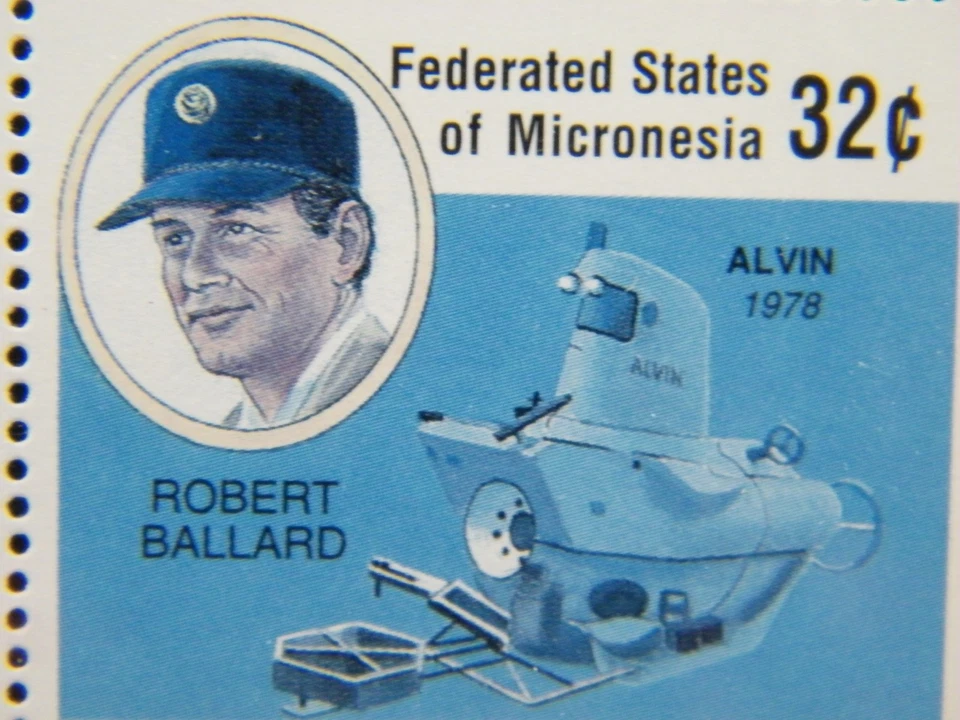 1997 EXPLORING THE OCEANS FRAMED PLATE BLOCK STAMPS FEDERATED STATES  MICRONESIA - Image 4 of 4