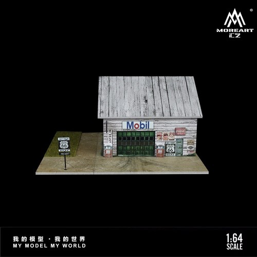 Diorama 1:64 Lote Estacionamiento Coche Modelo Iluminación LED Fábrica Garaje Escena Modelo Regalo - Imagen 15 de 57