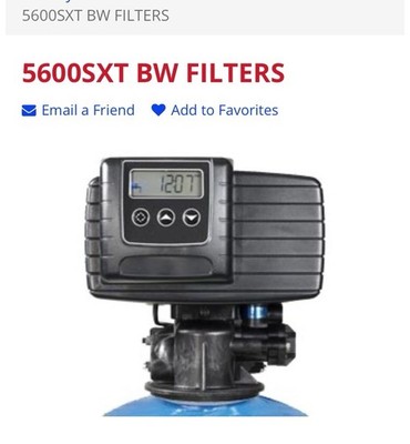Fleck 5600 SXT Filter 1.0 CU Katalox  10  By 44  Tank Bypass Included Ships Free