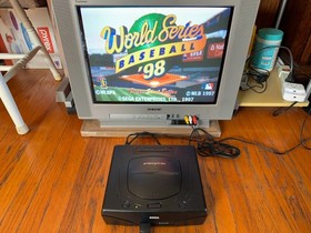 Sega Saturn Korean version console system + World Series 98 Kama Samsung Korea