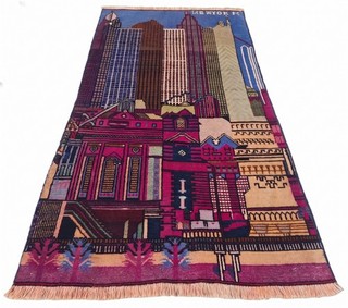 Rare Hand Knotted Vintage Afghan Taimani Balouch Wool Area Rug 4.1 x 2.3 Ft