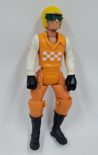 LT1 Vtg Fisher Price Toys Adventure People Motorcycle Dirt Bike Rider Figure 356
