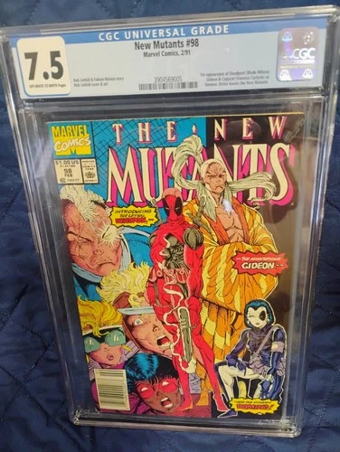 The New Mutants Issue Number 98 Grading 7.5 Marvel Comics 1990 Copper Age