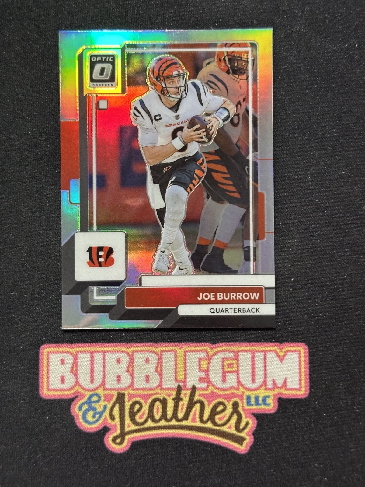 2022 Donruss Optic #39 Joe Burrow Holo Prizm Cincinnati Bengals