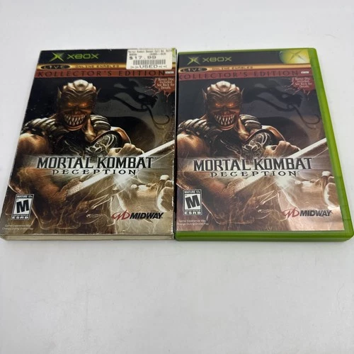 Mortal Kombat: Deception - Baraka Version Kollector's W/slipcover Xbox No Manual