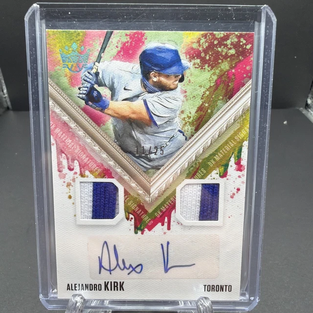 Alejandro Kirk 2021 Diamond Kings DKMS-K1 Jersey Patch + Autograph /25!