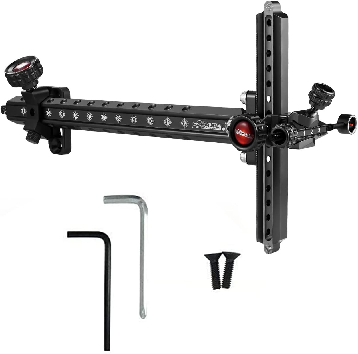 Archery Recurve Bow Sight, SOOHUPET Accessories T Shape Archery Shooting Target 