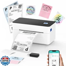 SVANTTO Bluetooth Thermal Shipping Label Printer 4x6, Compatible with Windows