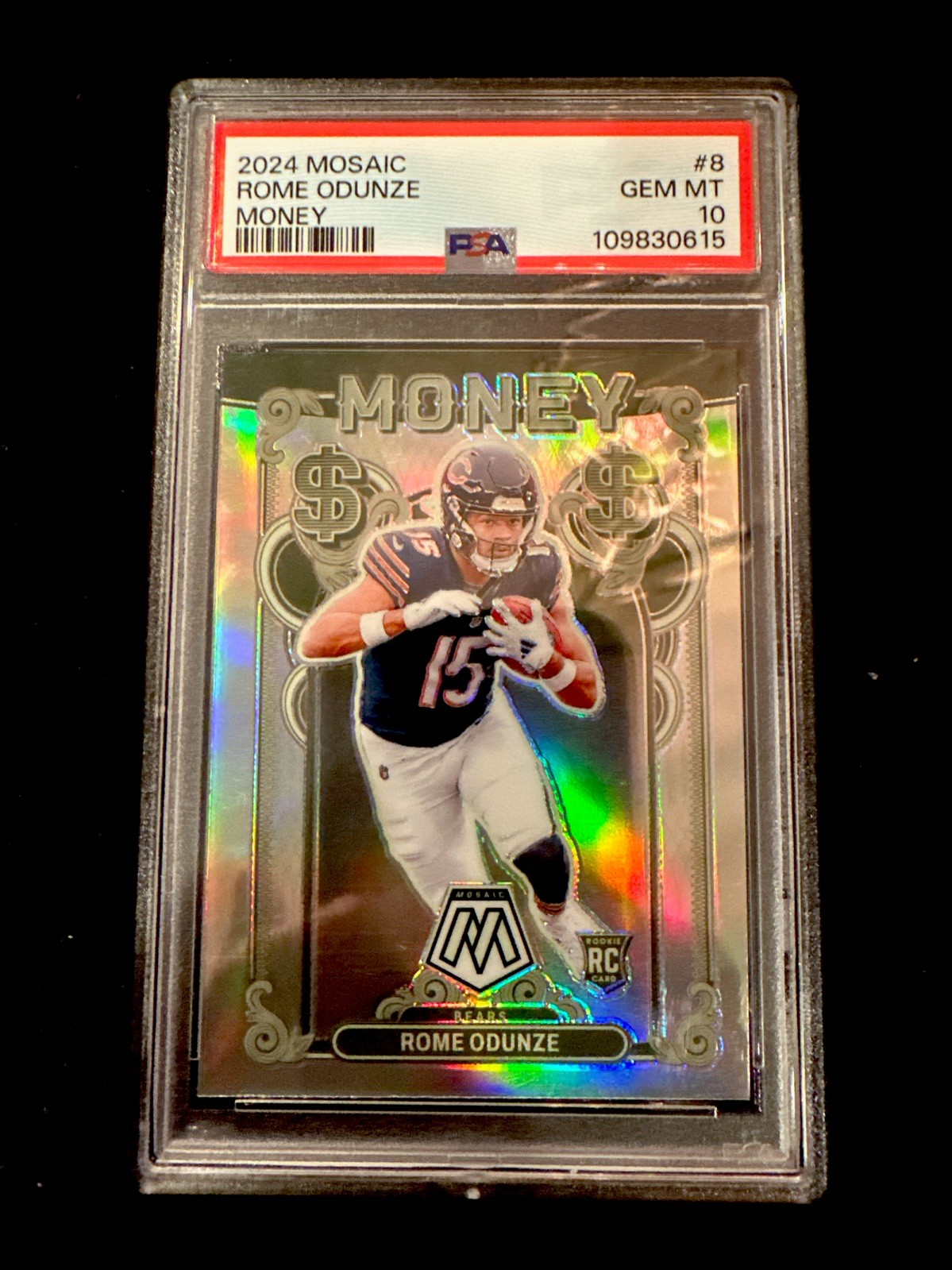 Rome Odunze Panini Mosaic Money #8 Base
