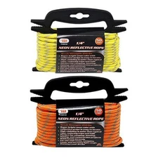 Paracord Survival Rope Bracelet Kit 50 Ft for Outdoor Camping Neon Reflective