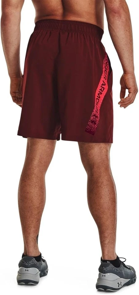UNDER ARMOUR Men's Red Graphic Woven Shorts XL BNWOT C2203 - Image 3 of 4