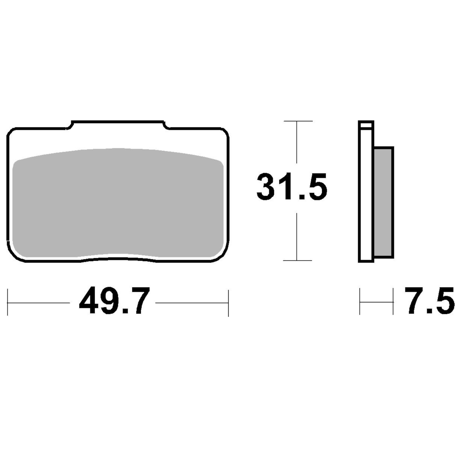 Brake Pads for BMW HP4 1000 RACE 2017-2019 Rear Racing Carbon Tech SBS