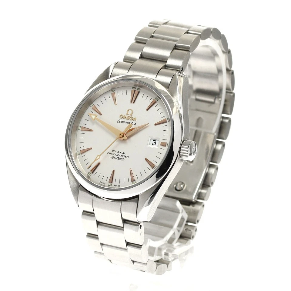 OMEGA Seamaster Aqua Terra Coaxial 2503.34 esfera blanca automática para hombre_899095 Foto 2 de 4