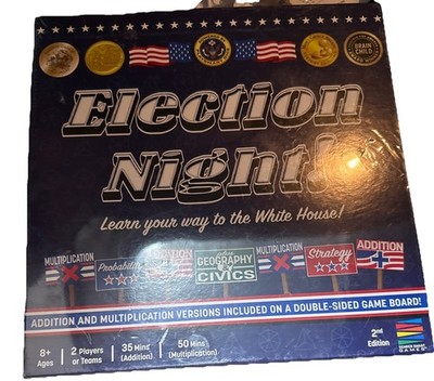 Election Night! Learn Your Way to the White House! 3rd Edition New Sealed