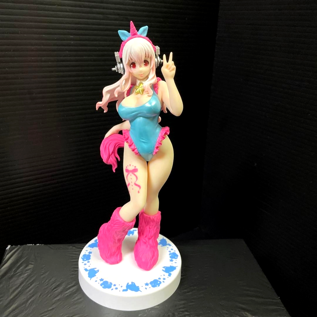 SUPER SONICO スペースポリス フィギュア ブルーver. Super Sonico Unicorn Blue Pearl Concept Figure Japan Limited Rare