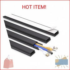 66in 4X L16.5in Large Wire Hiders for TV on Wall for 3-4 Cords - ZhiYo PVC Cab