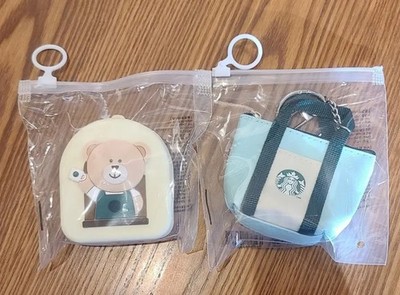 スターバックス ミニカード用ケース タロアウト ハングリースターベア STARBUCKS 2025 Bearista Bear Star MINI Pouch Keyring Keychain