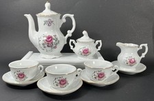 ROEHLER COLLECTION MINI PORCELAIN TEA SET FOR CHILD'S TEA PARTY MADE IN GERMANY