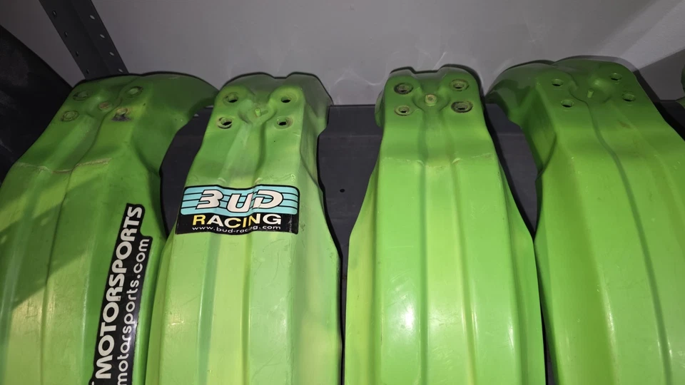 4 EA/ Kawasaki KX100 front fender 35004-0028-6W - Image 3 of 4