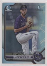 2022 Bowman Draft Chrome Sky Blue Refractor Carson Palmquist #BDC-31 0vt8
