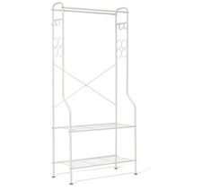 Hododou Coat Rack Stand Versatile Hall Tree Storage Rack Coat Rack Wth Shoe Rack