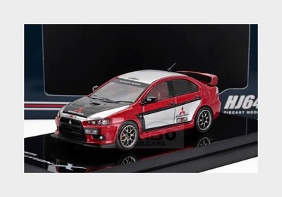 1:64 Zündmodell Mitsubishi Lancer Evo X 2012 rot HJ644053RB Modell